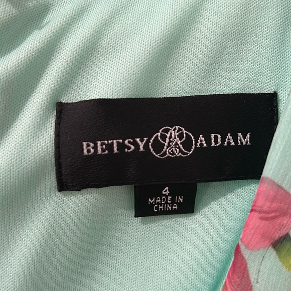 Betsy & Adam fully lined sheer fabric long sleeves, peek a boo front opening. - Picture 2 of 7